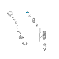 OEM 2004 Kia Amanti Rubber-Upper Diagram - 553433F000