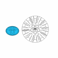 OEM Toyota Camry Ornament Diagram - 42603-33180