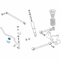 OEM 2009 Lexus GX470 Bush, STABILIZER Diagram - 48815-10090