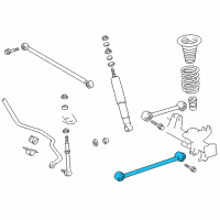 OEM 2000 Toyota 4Runner Lower Control Arm Diagram - 48720-35051