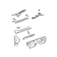 OEM 2001 Ford F-150 Vent Panel Plug Diagram - F65Z-15020C34-AA