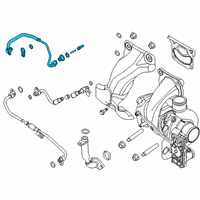 OEM Lincoln PIPE - OIL FEED Diagram - LJ7Z-6K679-B