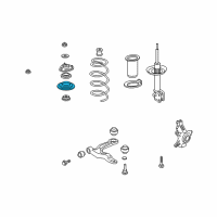 OEM 2007 Honda Ridgeline Seat, FR. Spring (Upper) Diagram - 51688-SJC-A03