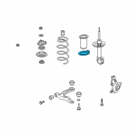 OEM 2013 Honda Ridgeline Rubber, Right Front Spring (Lower) Diagram - 51403-SJC-A03