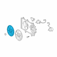 OEM Lexus ES350 Fan Diagram - 16361-31130