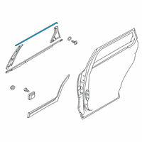 OEM Kia Telluride W/STRIP Assembly-Rr Dr B Diagram - 83220S9100