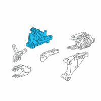 OEM 2018 Chevrolet Volt Mount Asm-Trans Diagram - 22969965