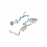 OEM 2000 Ford Excursion Return Hose Diagram - YC3Z-3A713-BB