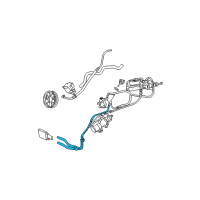 OEM 2002 Ford F-250 Super Duty Hose & Tube Assembly Diagram - YC3Z-3A713-BA