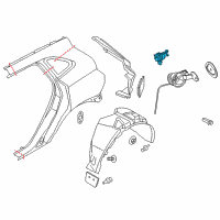 OEM 2018 Lincoln MKC Actuator Diagram - FJ7Z-5428610-A