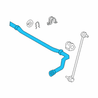 OEM Toyota RAV4 Stabilizer Bar Diagram - 48811-0R060