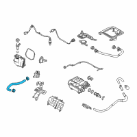 OEM 2020 Toyota Yaris Vacuum Hose Diagram - 23827-WB001