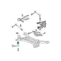 OEM 2007 Honda Odyssey Rubber, RR. Sub-Frame Mounting(FR) Diagram - 50360-SHJ-A02