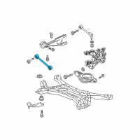 OEM 2007 Honda Odyssey Arm A, RR. (Lower) Diagram - 52345-SHJ-A01