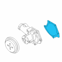 OEM 2003 Chrysler Sebring Gasket-Water Pump Diagram - MD315465