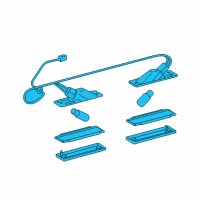 OEM Toyota Sequoia License Lamp Diagram - 81270-0C030