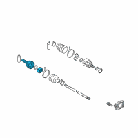 OEM 2012 Nissan Juke Joint Assembly Outer Diagram - 39211-1KD0A