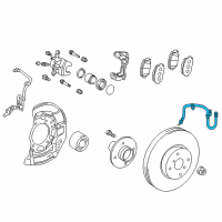 OEM Scion xD Brake Hose Diagram - 90947-02G35