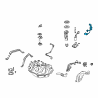 OEM Honda Meter Assembly, Fuel Diagram - 17630-S84-316