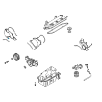 OEM 1991 Dodge Colt Gasket-Timing Cover Diagram - MD189493