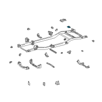 OEM 1999 Toyota 4Runner Mount Bracket Diagram - 77512-35080