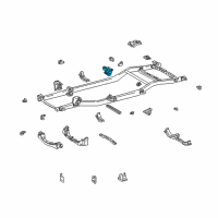 OEM 2001 Toyota 4Runner Cab Mount Bracket Diagram - 51707-35071