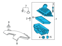 OEM 2020 BMW X2 INTAKE MUFFLER Diagram - 13-71-8-675-280