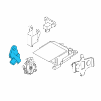 OEM Chevrolet City Express Side Impact Sensor Diagram - 19317032