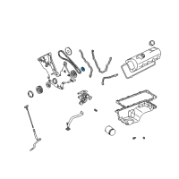 OEM Ford F-150 Heritage Crankshaft Gear Diagram - XL3Z-6306-AA