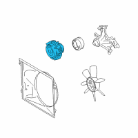 OEM Toyota 4Runner Fan Clutch Diagram - 16210-50102