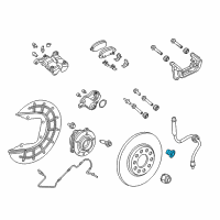 OEM 2021 Jeep Compass Bolt-HEXAGON Head Diagram - 6512753AA