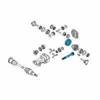 OEM 2014 Nissan Armada Gear Set-Final Drive Diagram - 38100-ZE38A