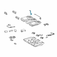 OEM Lexus Cable, Main Battery Diagram - G9242-48020