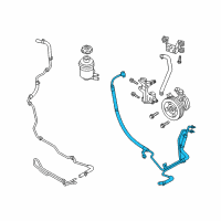 OEM 2013 Hyundai Genesis Coupe Hose Assembly-Power Steering Oil Pressure Diagram - 57510-2M200