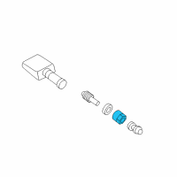 OEM Mercury Mountaineer Valve Assembly Nut Diagram - 2L1Z-1A160-BA