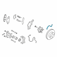 OEM Nissan Sentra Hose Assembly-Brake Front Diagram - 46210-3SH0A