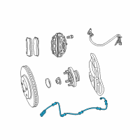 OEM 2013 Dodge Charger Sensor-Anti-Lock Brakes Diagram - 4779639AD