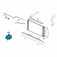 OEM 2009 Pontiac Solstice Reservoir Diagram - 10368831