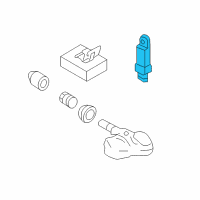 OEM Infiniti Antenna-Tire Pressure Diagram - 40740-1CA0A