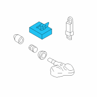 OEM Infiniti FX35 Tire Pressure Controller Assembly Diagram - 40720-1CA0B