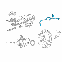 OEM 2019 Chevrolet Cruze Vacuum Hose Diagram - 13375193