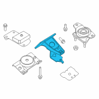 OEM Infiniti Bracket Engine Mounting Rh Diagram - 11232-1LA0A