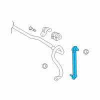 OEM 2008 Chevrolet Aveo5 Stabilizer Link Diagram - 95994977