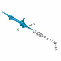 OEM 2022 Lexus RX350 Steering Gear Assembly Diagram - 45510-0E070