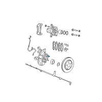 OEM Dodge Avenger Wheel Stud Diagram - 6508707AA