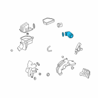 OEM 2010 Saturn Vue Air Intake Hose Diagram - 19167511