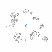 OEM 2008 Saturn Vue Hose, Pcv Diagram - 12608343
