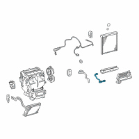 OEM 2016 Toyota Highlander In-Car Sensor Diagram - 88625-41030