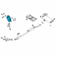 OEM 2016 Hyundai Tucson Catalyst Case Assembly Diagram - 28530-2BAC0
