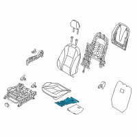 OEM Hyundai Heater-Front Seat Cushion Diagram - 88190-A5100